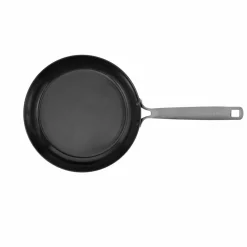 Stekpanna med stålhandtag 24 cm, svart