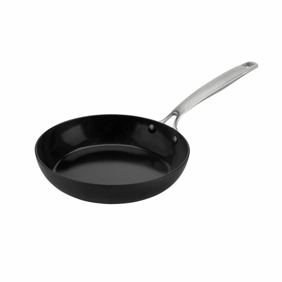 Stekpanna med stålhandtag 24 cm, svart