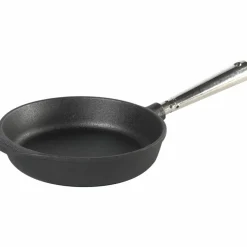 Stekpanna rak kant Gjutjärn 20 cmTrähandtag