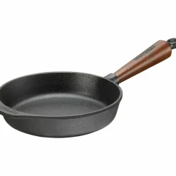 Stekpanna rak kant Gjutjärn 20 cmStålhandtag