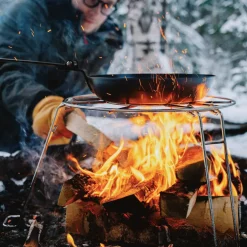 Stekpanna till öppen eld
