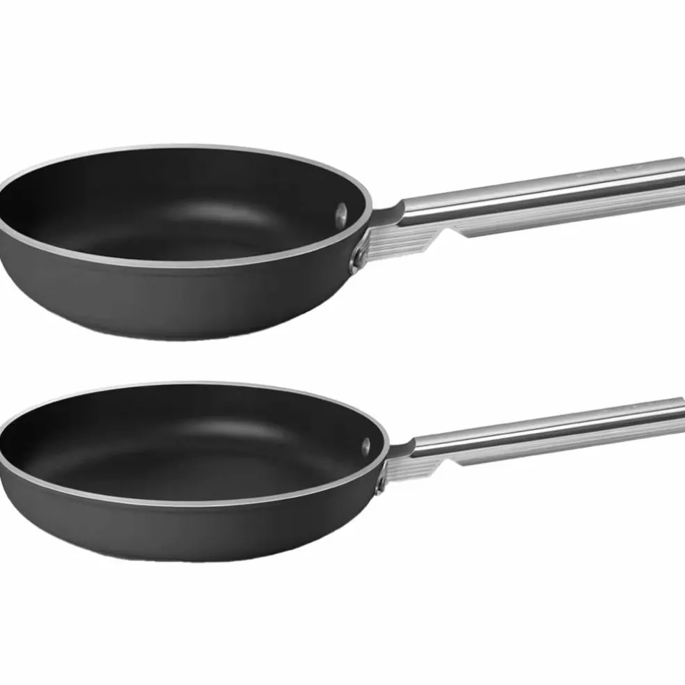 Stekpanneset 20+28 cm, svart