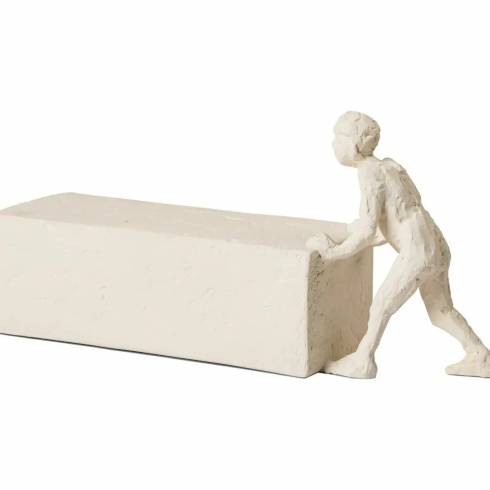 Stenbocken 25cm, vit