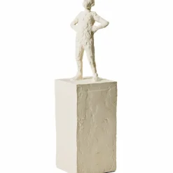 Stenbocken 25cm, vit