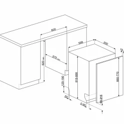 STL7322BQL integrerad diskmaskin 60 cm