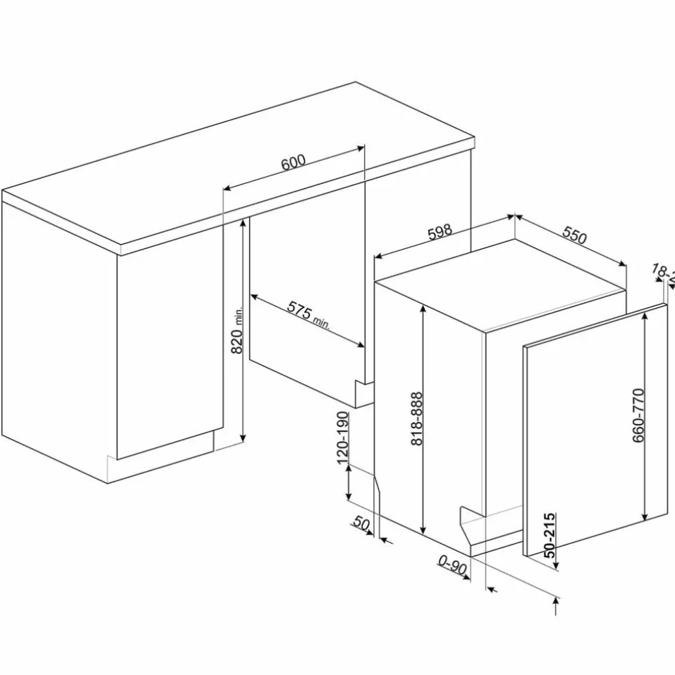 STL7332CL integrerad diskmaskin 60 cm