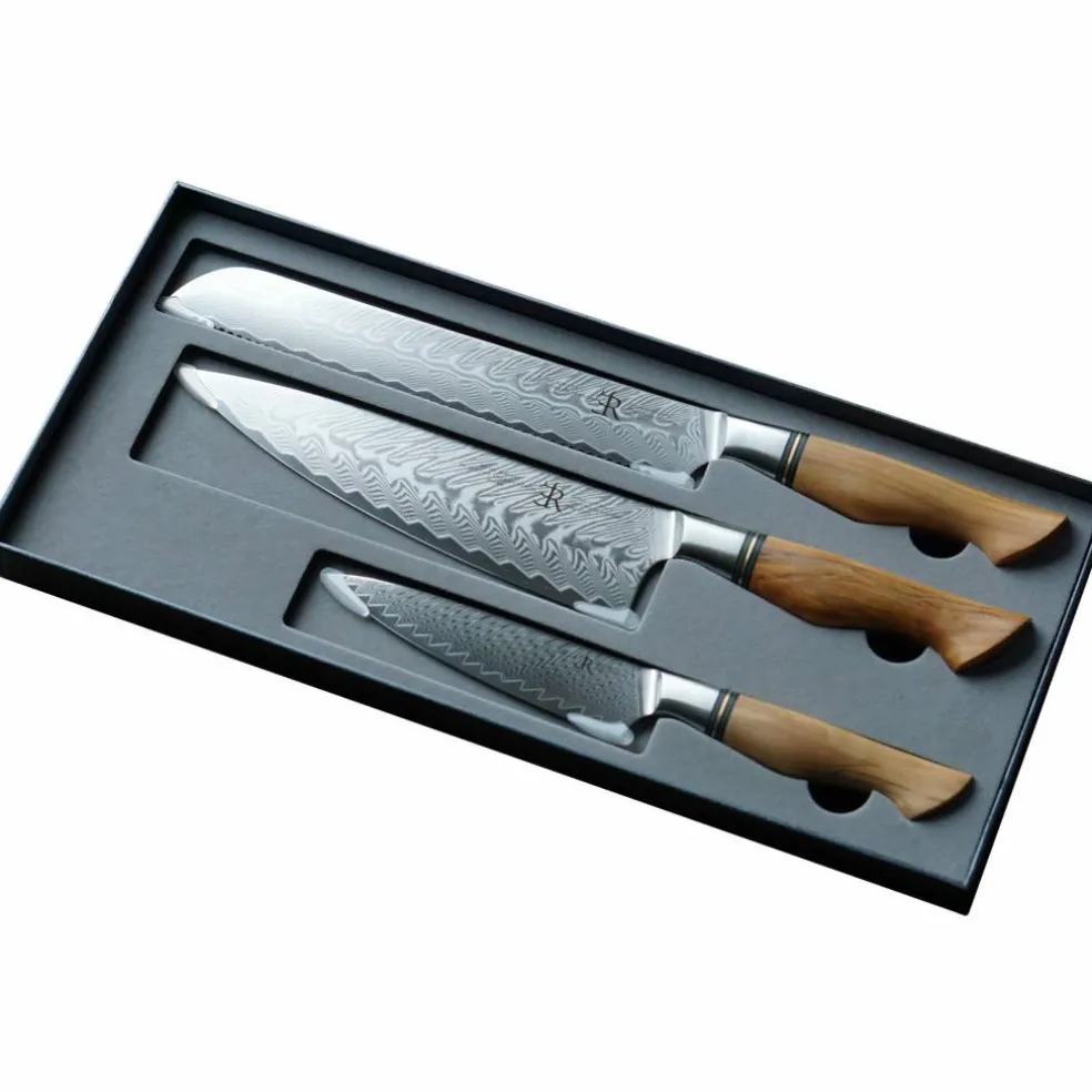 ST650 Luxury Knivset med 3 knivar