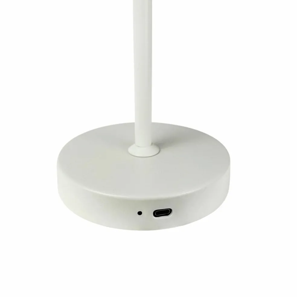 Stockholm LED-bordslampa, pearl white