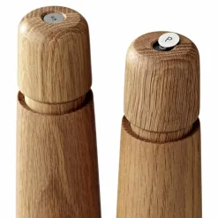 Stockholm salt- eller pepparkvarn, 17 cm, ek