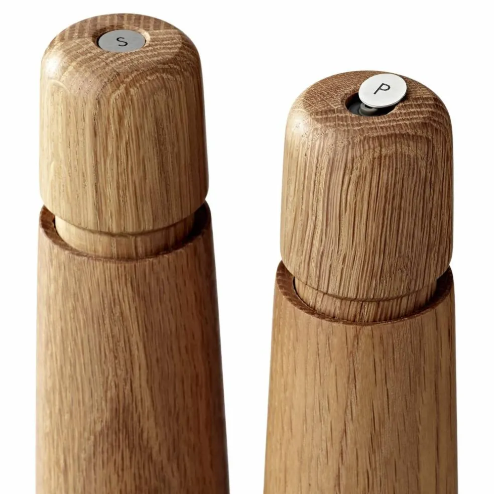 Stockholm salt- eller pepparkvarn, 17 cm, ek