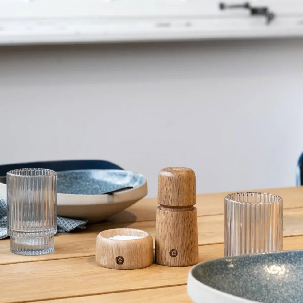 Stockholm salt- och pepparkvarn, 11 cm, ek