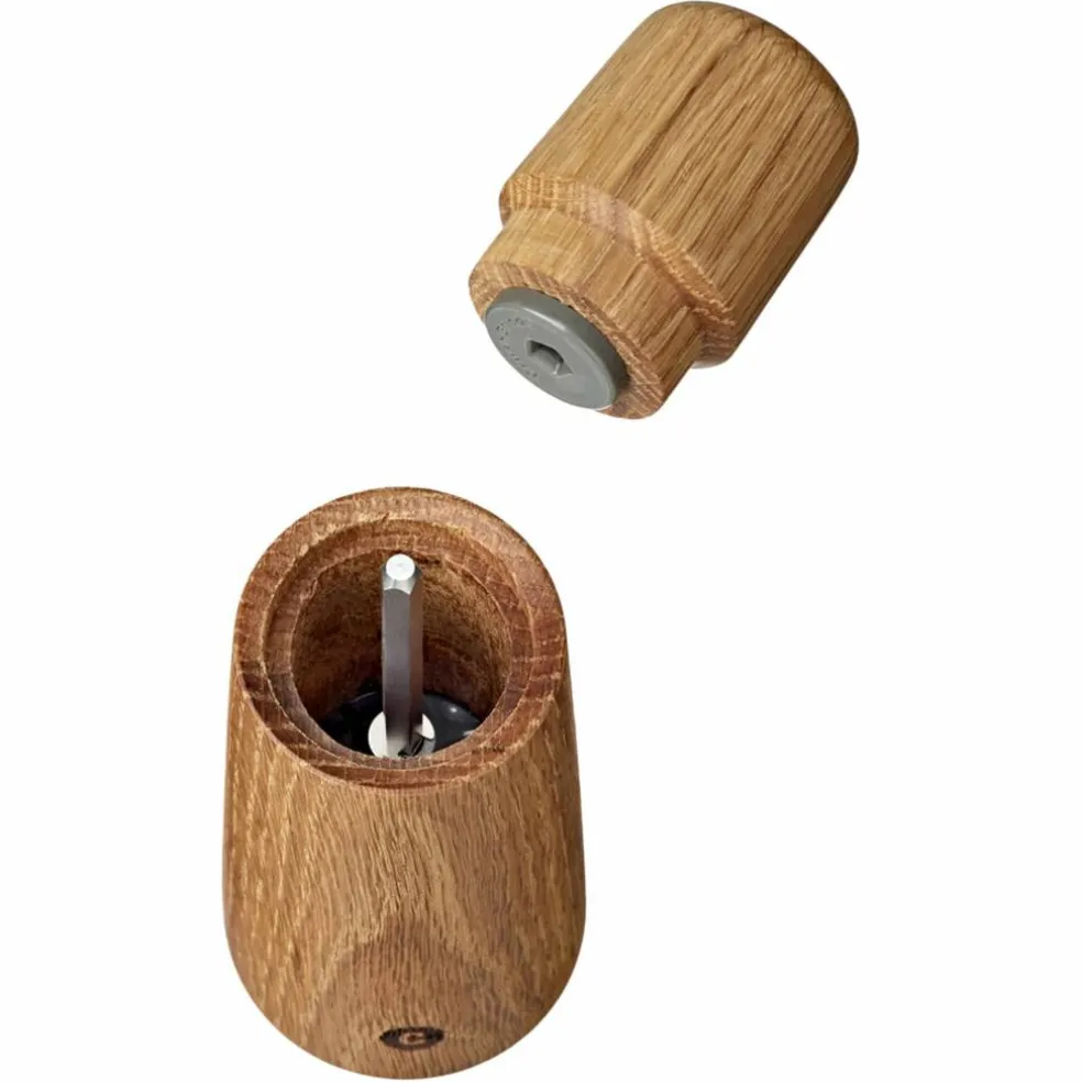 Stockholm salt- och pepparkvarn, 11 cm, ek