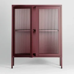 Store vitrinskåp 90 x 110 cm, antracit