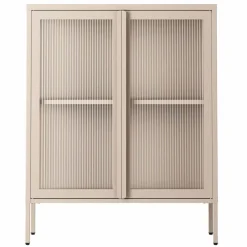 Store vitrinskåp 90 x 110 cm, bordeaux