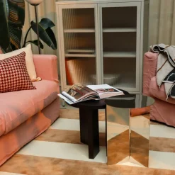 Store vitrinskåp 90 x 110 cm, mushroom