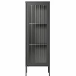 Store vitrinskåp 50 x 150 cm, slate grey