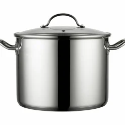 Stor Gryta 10 Liter Rostfrittmed Glaslock
