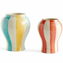 Stripe vas, small, röd