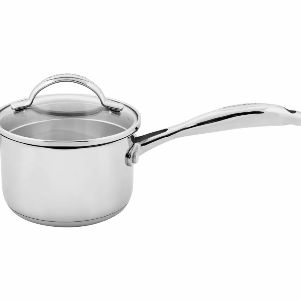 STS kastrull med lock 16 cm/1,8 liter, rostfritt stål