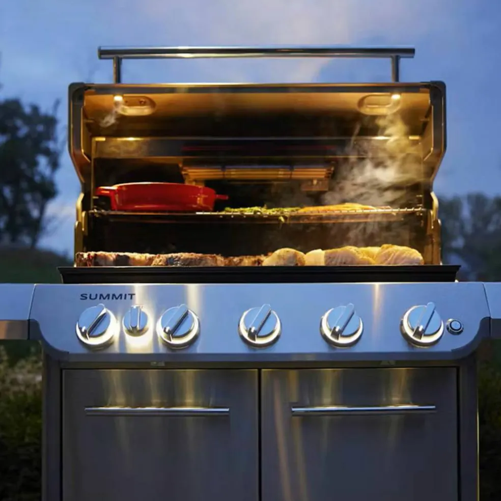 Summit FS38 S gasolgrill, rostfritt stål
