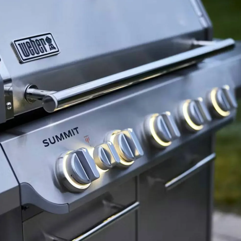 Summit FS38 S gasolgrill, rostfritt stål