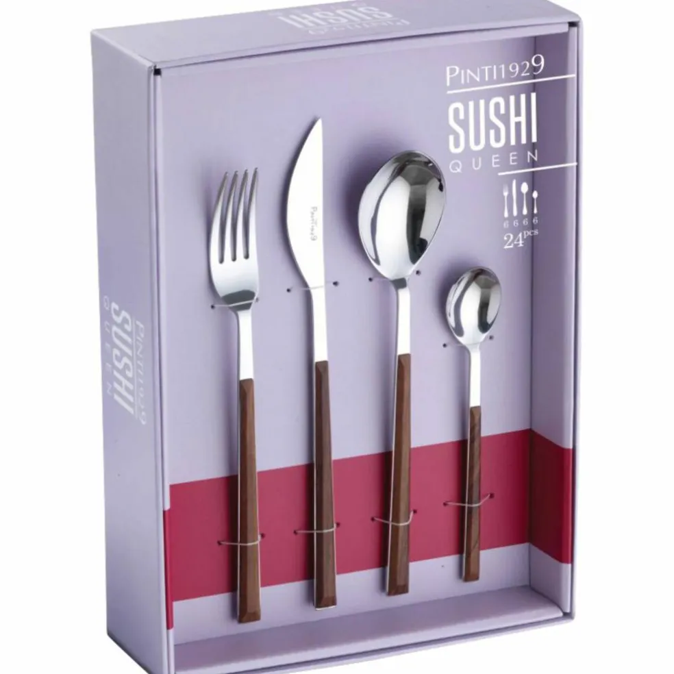 Sushi Queen bestickset 24 delar, ebenholts