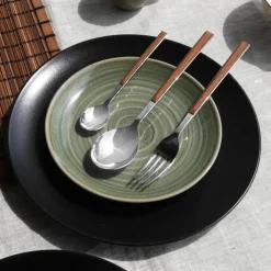 Sushi Queen bestickset 24 delar, mahogny