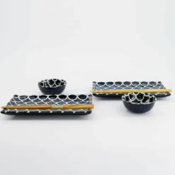 Sushiset sjöjungfru 6 delar, koboltblå