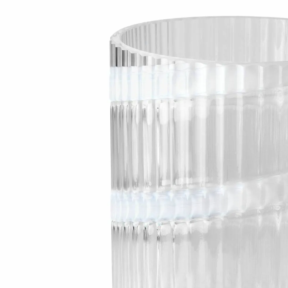 Swirl vas 15,5 cm, vit