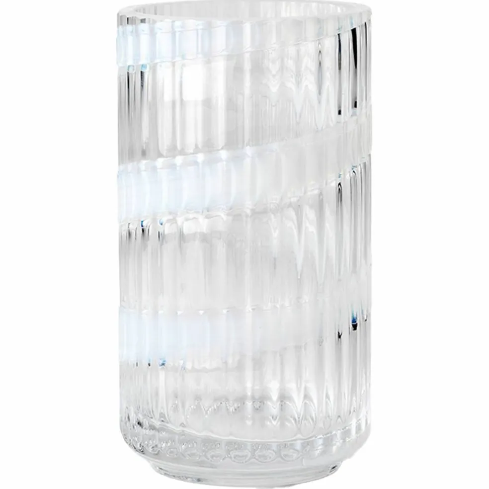 Swirl vas 25 cm, vit