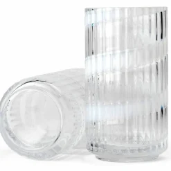 Swirl vas 25 cm, vit
