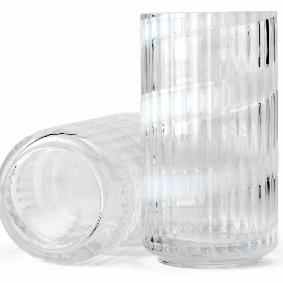 Swirl vas 25 cm, vit