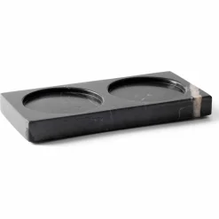 Tabletopper kvarnunderlägg 15 cm, black marble