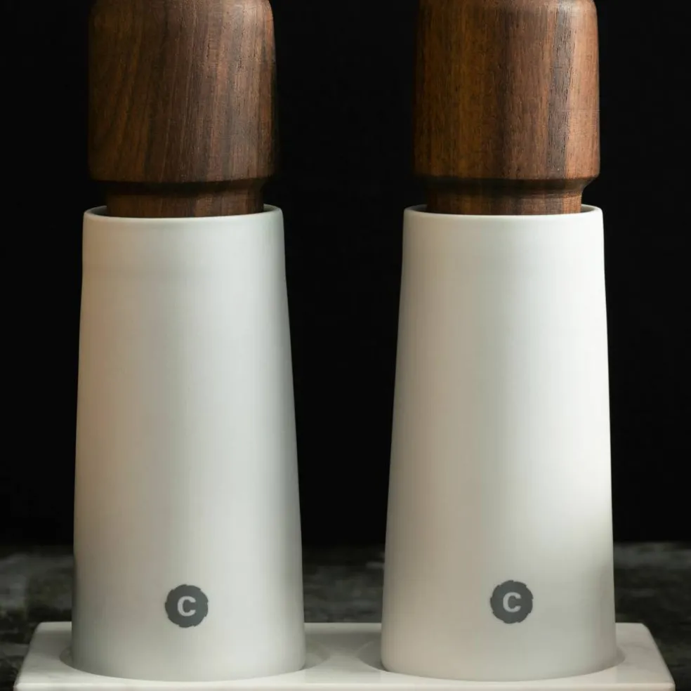 Tabletopper kvarnunderlägg, white marble