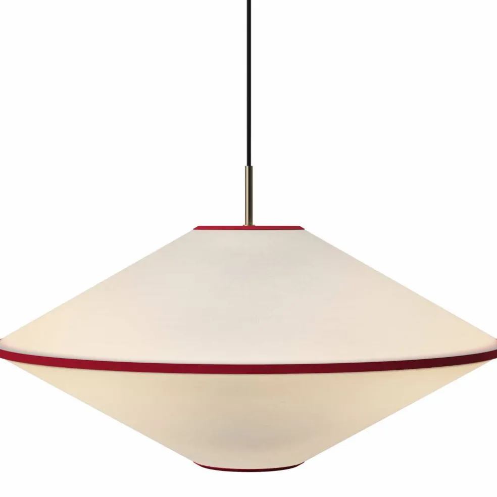Tafta pendellampa 65 cm, natural