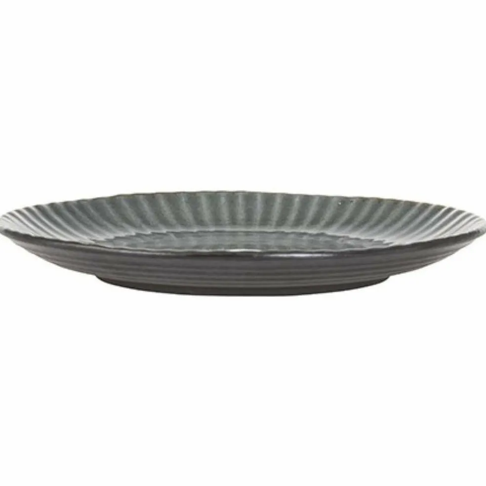 Tallrik Birch Line 21,5 cm Grå