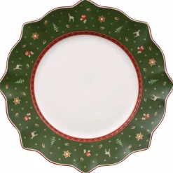 Tallrik 28 cm, grön