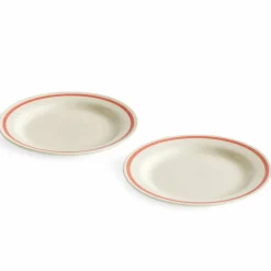 Tallrik 18,5 cm, 2-pack, röd