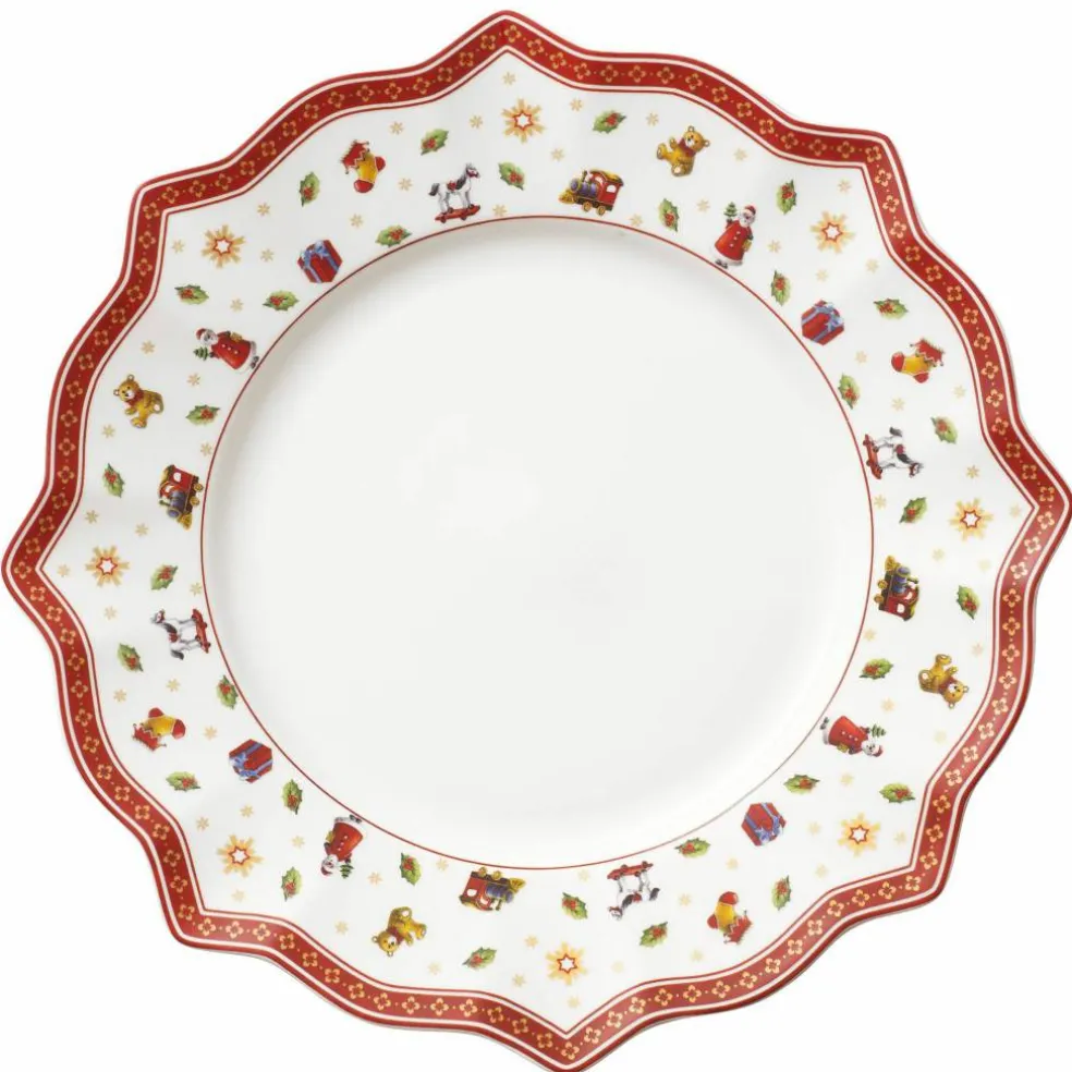 Tallrik 28 cm, röd