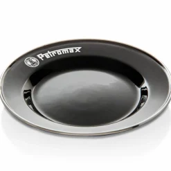 Tallrik 22 cm, svart 2-pack