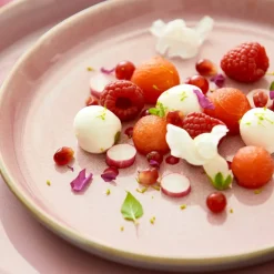 Tallrik Gastro 27 cm grå/rosa Bit