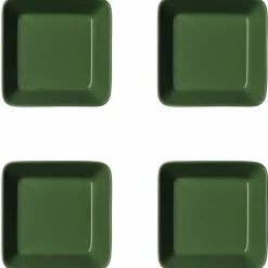 Teema fat 12 × 12 cm 4-pack, skogsgrön