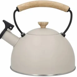 Tekanna med vissla 1,6 liter, crème