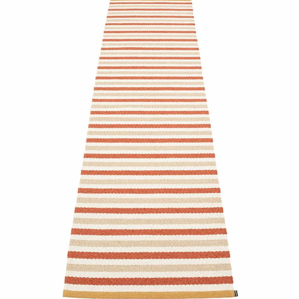 Teo matta 70 cm x 300 cm, brick/beige/vanilla