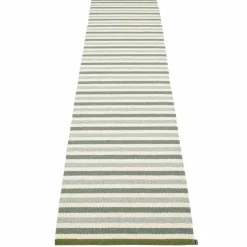 Teo matta 70 cm x 300 cm, sage/army/vanilla