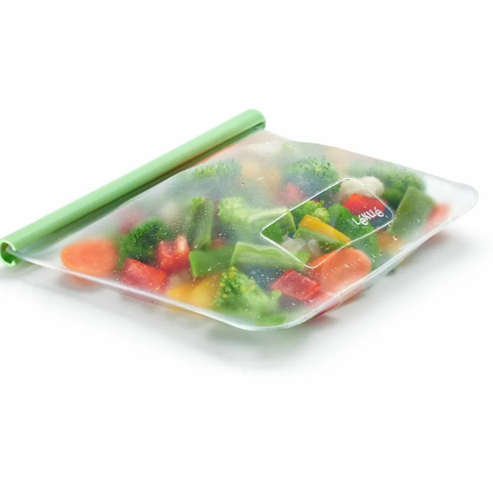 Återanvändningsbar kyl & fryspåse silikon, medium