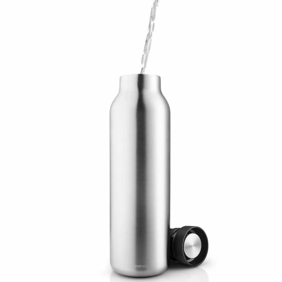 Termosflaska 0,7 liter, stål/svart