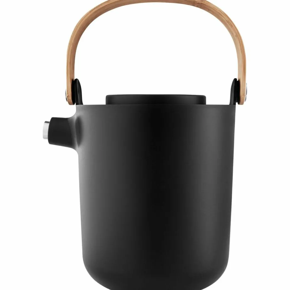 Termoskanna för te, 1 liter, svart