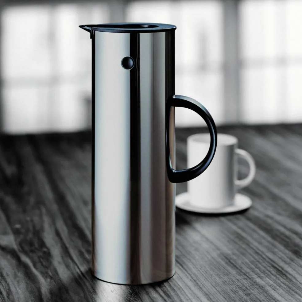 Termoskanna 1 liter - ABS Svart