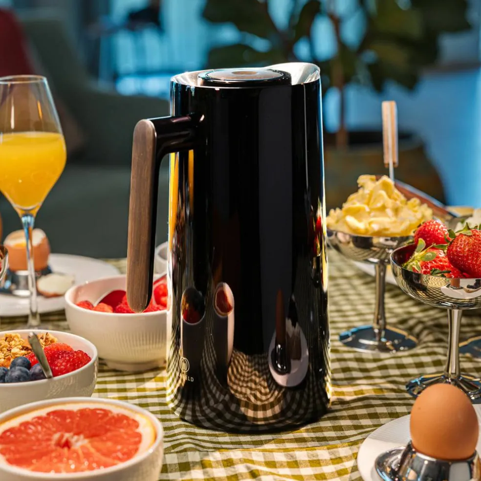 Termoskanna 1 liter, blankpolerad